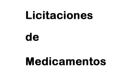 Licitaciones de Medicamentos