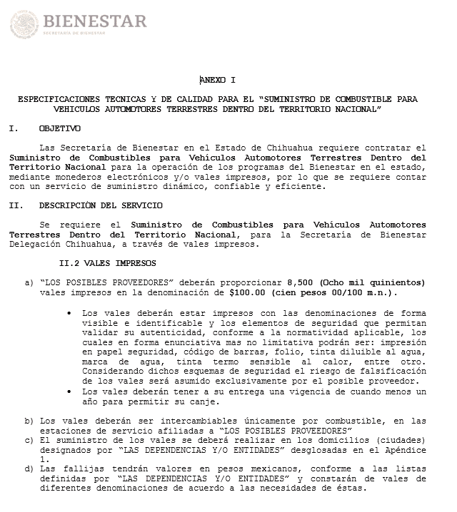 Licitaciones de Vales 3 Licitaciones de Vales 3